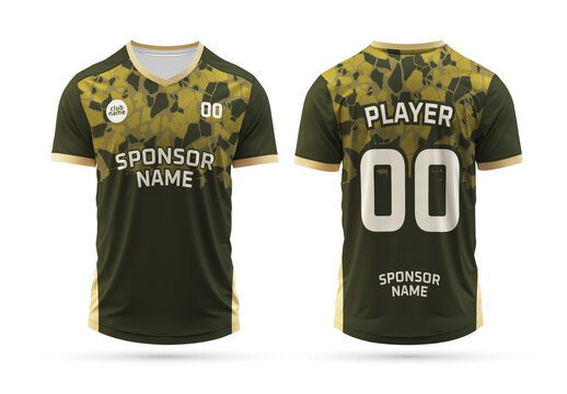 Editable Sports Jersey Design Template