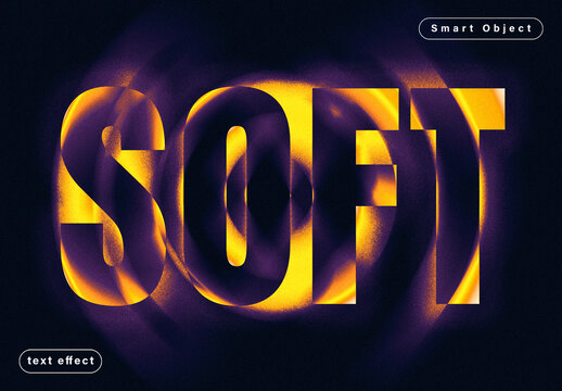Liquid Glow Text Effect Template