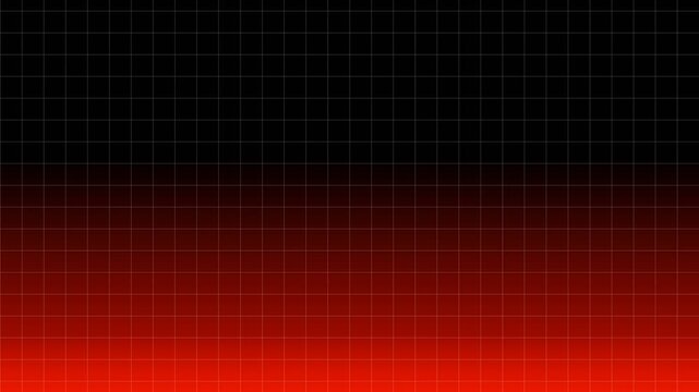 Tactical warning red moving grid background bottom glow seamless loop 4k motion graphic video