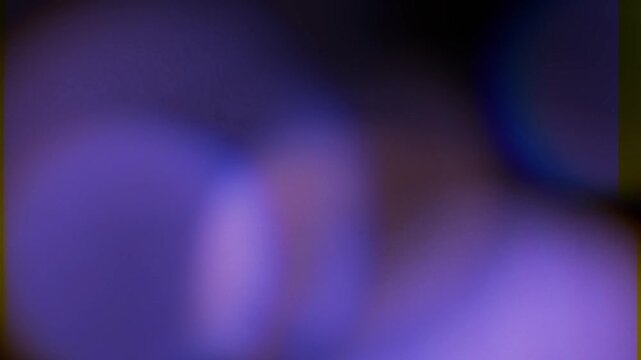Abstract Colorful Blurred Bokeh Light Leaks with Soft Purple Blue and Orange Glow Background Animation