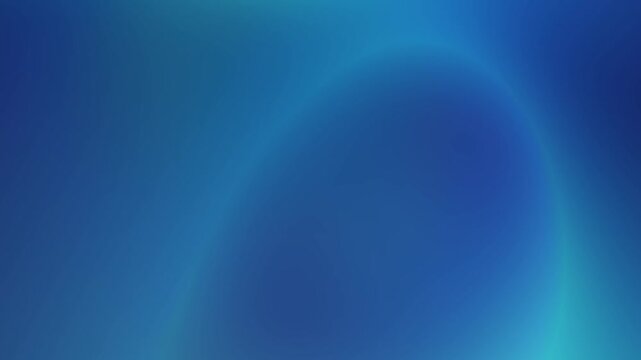 Deep moody sapphire blue and aqua cyan gradient background loop with subtle glowing liquid light reflections Perfect for aesthetic presentation backgrounds and intros