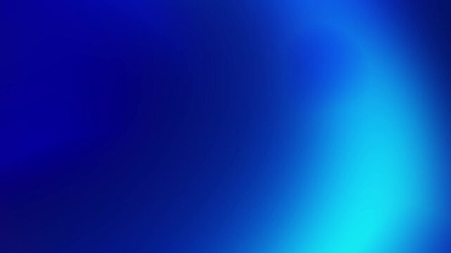 Vibrant classic blue and bright cobalt gradient motion loop featuring smooth glowing fluid light blur Perfect for modern presentation backgrounds and intros