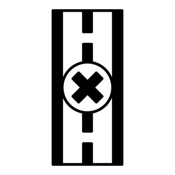 Blocked Way Dualtone Icon