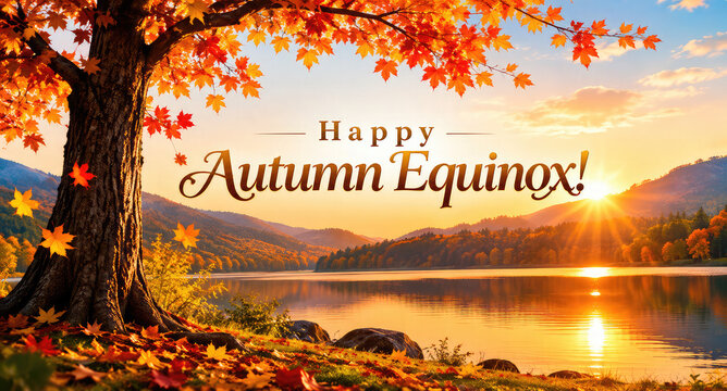 Autumn Equinox 2026 &ndash; Day and Night Balance, Seasonal Transition & Falling Leaves,,