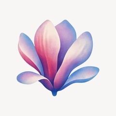 Obraz premium Elegant pastel floral illustration.