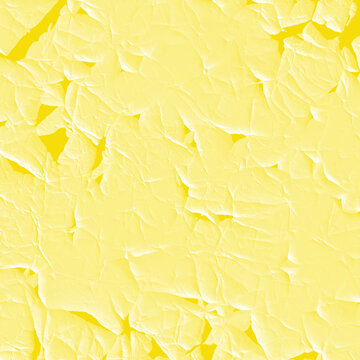 Yellow cracked brush texture background