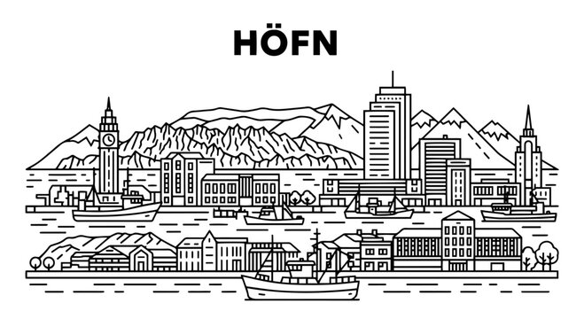 Hfn Skyline Illustration