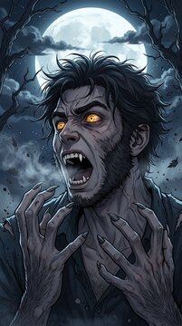 Midnight Werewolf Howl