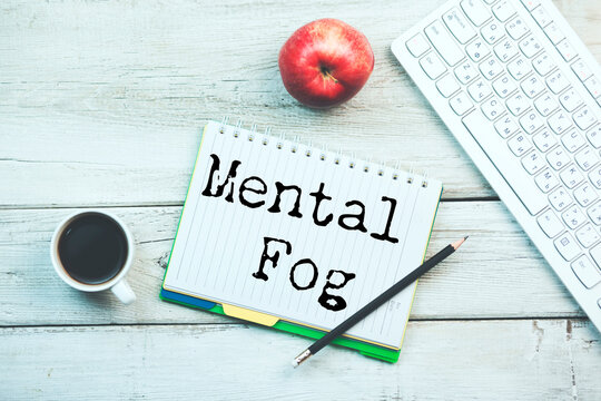 Mental Fog text on paper
