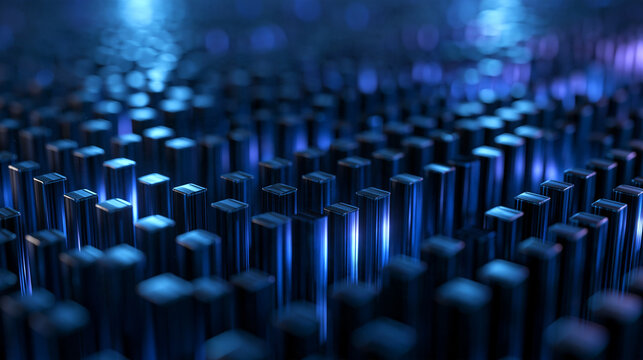 Futuristic Semiconductor Technology and Quantum Computing Background