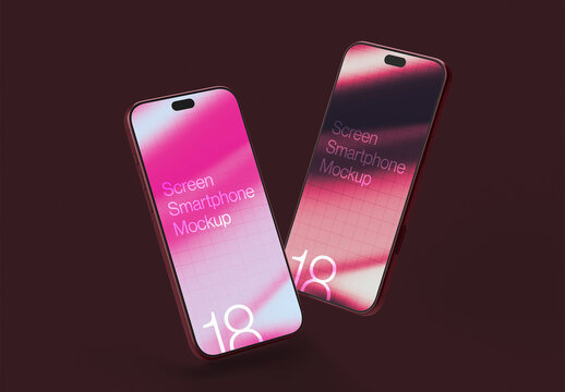 Modern Smartphone Screen Mockup