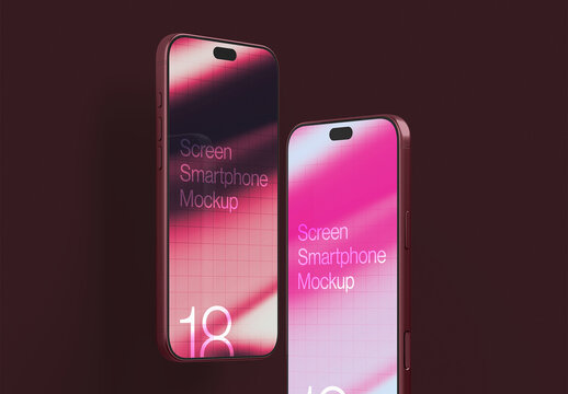 Modern Smartphone Screen Mockup