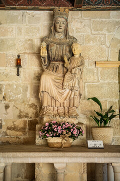Virgin de Marzo, 13th Century Romanesque Sculpture, Santo Domingo de Silos Cloister, Burgos Spain