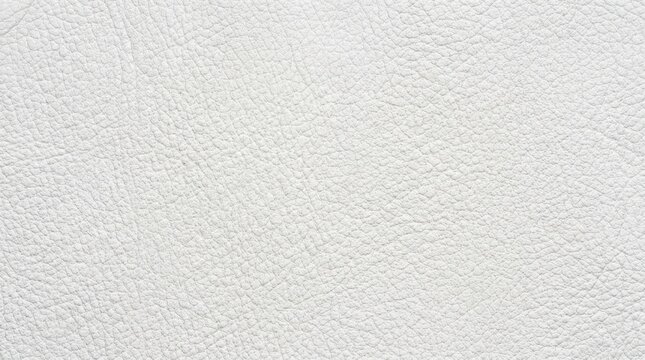 A close-up shot of white leather showcasing a textured surface.