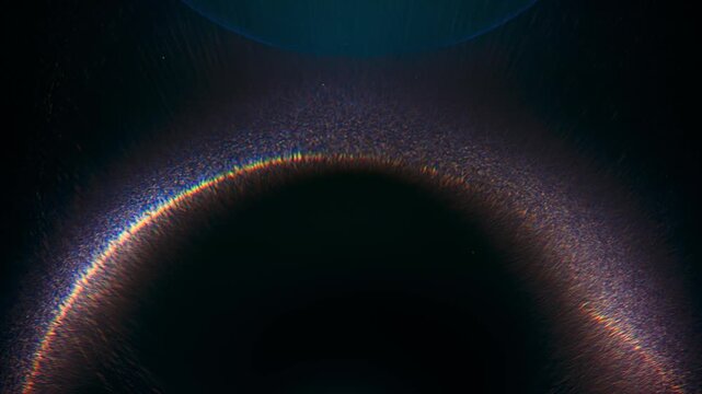 Intricate Light Halo Showcasing Cosmic Mystique