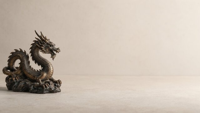 Traditional dragon statue