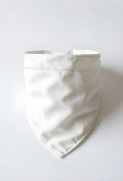 Baby care and parenting, white cotton baby bib for newborn feeding and drool protection, soft textile accessory for infants isolated on white background