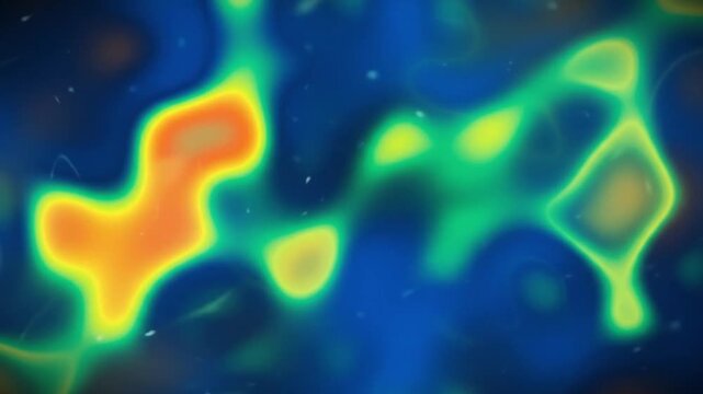 Abstract liquid background with smooth flowing colorful gradients