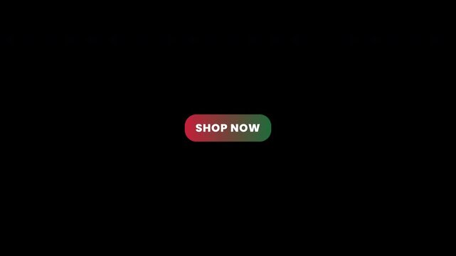 Christmas holiday shopping shop now button call to action seamless loop animation with transparent alpha channel overlay (4K version only)