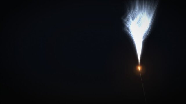 Incense Smoke Ribbons Rising Seamless Loop