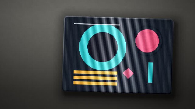Lenticular Print Card Flip Illusion Seamless Loop