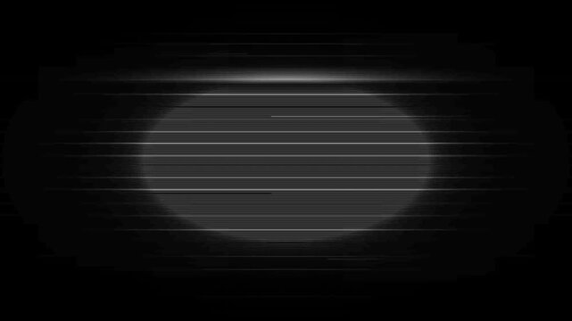 High frequency TV static noise background for sci fi overlay, micro grain CRT texture with dark corner vignette frame