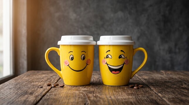 mug of beer on wooden background
