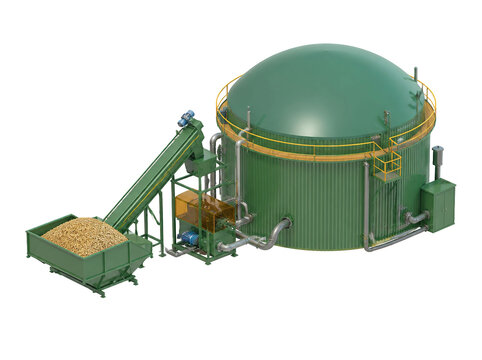 Innovative anaerobic digester technology for sustainable energy from crop residue feed system
