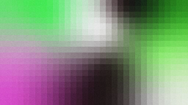 Abstract textured background featuring a green, purple, white, and dark gray gradient with a subtle grid structure and soft grain noise effect.