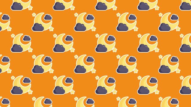 Seamless Loop of Animated Halloween Broom