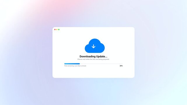 Clean Minimal Light Mode Installer Progress