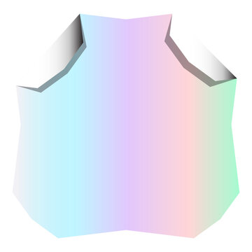 Holographic Sticker Mockup.