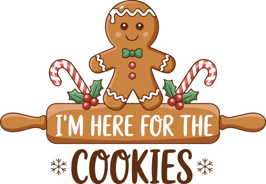 Gingerbread Cookie Christmas Design
