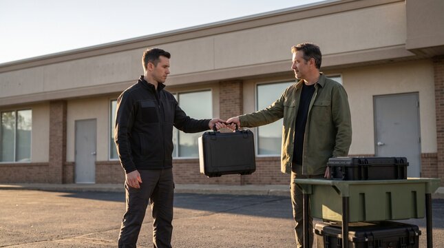 Operations colleagues complete emergency recovery handoff