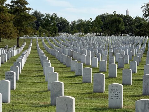 Arlington national Cemetery in Washington DC