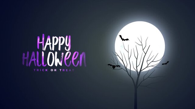Realistic Happy Halloween Devil Background Spooky Fantasy Animation