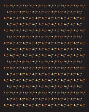 Repeating stylized grape and vine motifs create a refined vintage surface design in warm earthy tones, ideal for textile prints, packaging, stationery, or seasonal decor.