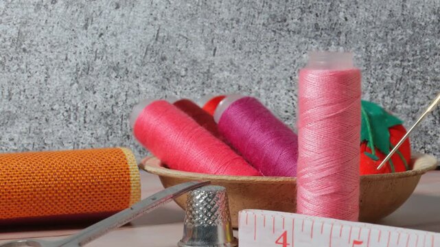 needle and threads