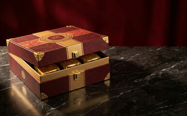 Fototapeta premium Moon cake box