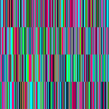 Fully editable vector striped pattern in square format. Abstract linear texture with warm and cool tones, ideal for tiles, social media, and repeating design applications.