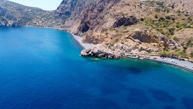 Volcano beach Mavra Volia Emporios on Chios island
