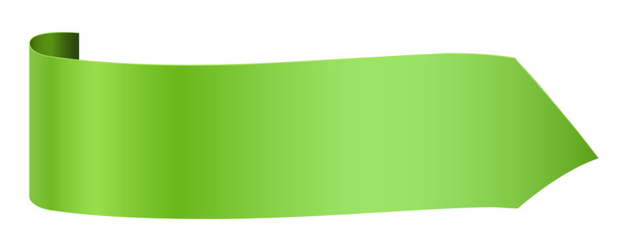 Green half circle abstract banner