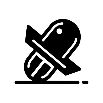 Dropper tool graphic icon for digital editing with color picker