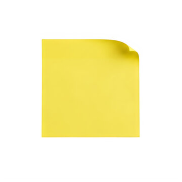Yellow sticky note paper