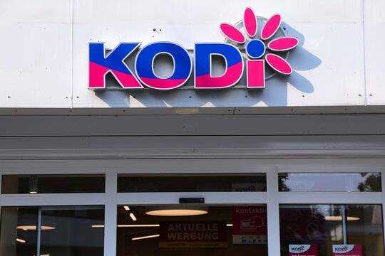 WITTEN, GERMANY - SEPTEMBER 16, 2020: Kodi discount shop in downtown Witten, Germany. Kodi is a German store chain with over 250 locations.