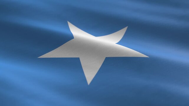 Somalia - waving flag loop