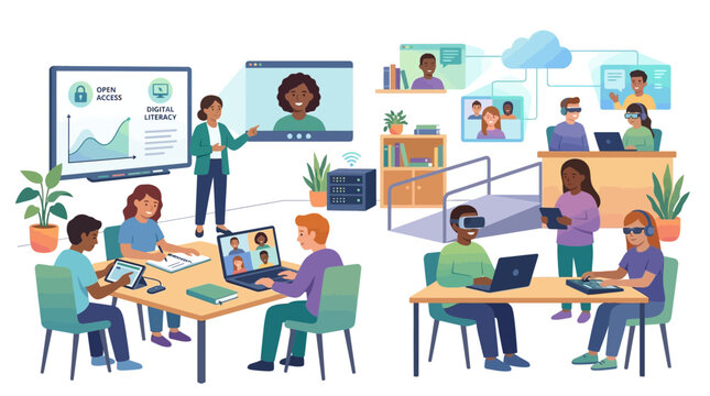Modern Digital Classroom Learning with Virtual Reality Tools