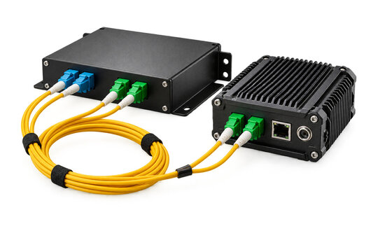 Fiber optic network tap and intrusion detection sensor isolated