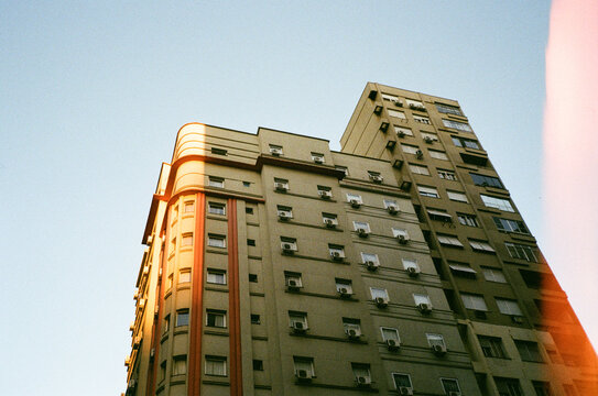Tall Buildings Under Clear Sky in Urban Area