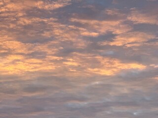 Obraz premium Fantastic sunset sky, colorful clouds, natural sunset sky background